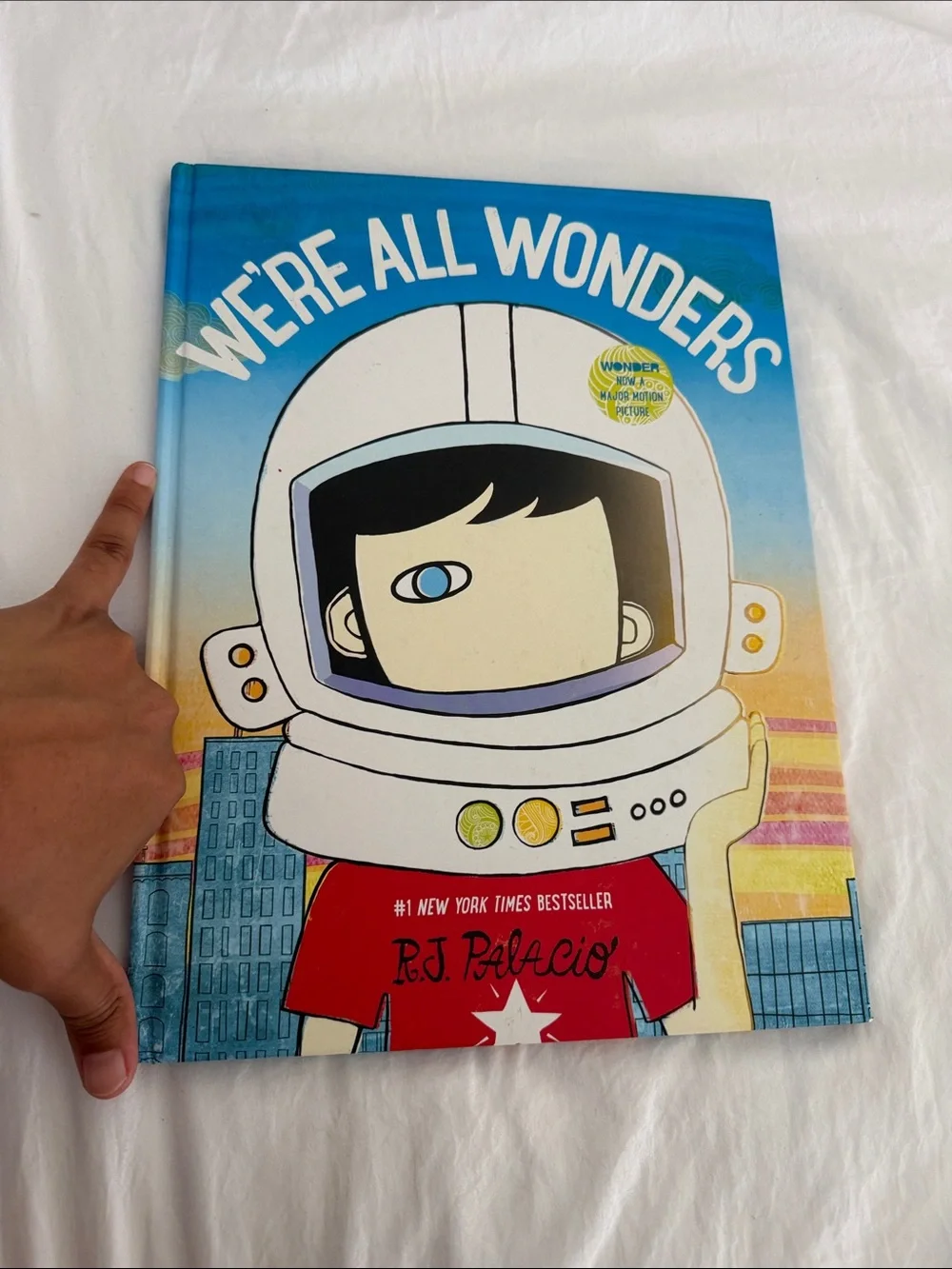 We're All Wonders - Blue Hardcover Kids Book